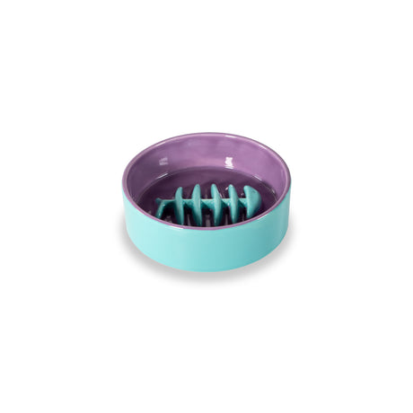 wd lifestyle wd lifestyle ciotola lisca di pesce d 12 cm viola azzurro ean 8055035683034