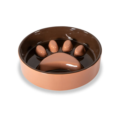wd lifestyle wd lifestyle ciotola zampa cat d 20 cm marrone beige ean 8055035683102