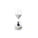 wd lifestyle wd lifestyle clessidra in vetro borosilicato con decoro interno gatto nero ean 8055035681856