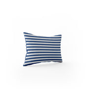 WD LifeStyle aufblasbares Kissen mit Bezug 35 x 25 cm aus Mikrofaser Blau