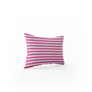 WD LifeStyle Aufblasbares Kissen mit Bezug 35 x 25 cm aus rosa Mikrofaser