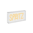 wd lifestyle wd lifestyle insegna neon con cornice in plexiglass 23 x 13 cm decoro spritz ean 8055035681658