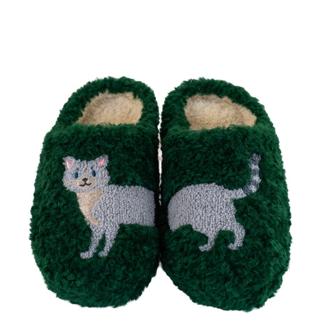 wd lifestyle wd lifestyle pantofole decoro gatto taglia sm verde grigio ean 8055035682570