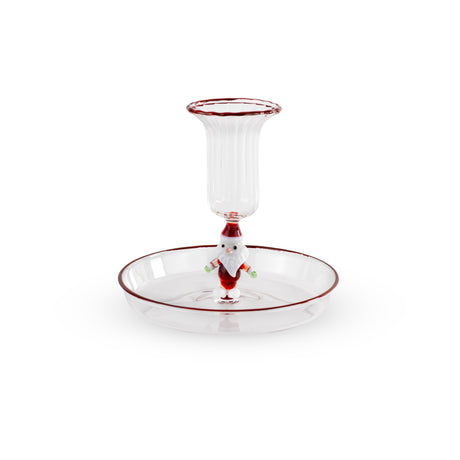 wd lifestyle wd lifestyle portacandele in vetro colorato decoro babbo natale ean 8055035681641