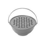 WD LifeStyle Mückenschutzhalter für Tisch und Boden mit Magnetstab Grau