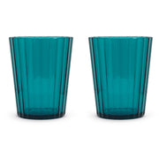 WD LifeStyle Set 2 Gläser aus Acryl 370 ml Türkis