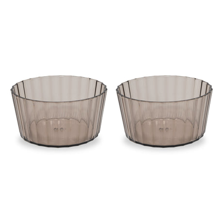 wd lifestyle wd lifestyle set 2 coppette in acrilico 490 ml marrone ean 8055035684406