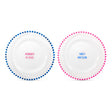 wd lifestyle wd lifestyle set 2 piattini d 195 cm in vetro decorazione moments of peace e sweet and slow rosa blu ean 8055035685021