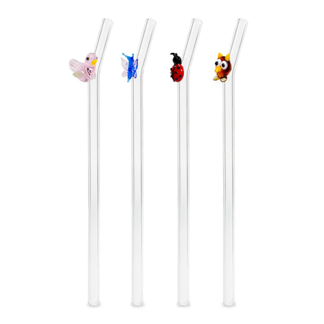wd lifestyle wd lifestyle set 4 cannucce in vetro scovolino decoro animali ean 8055035685366