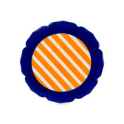 WD LifeStyle Untersetzer aus Steingut D 18 cm Blau