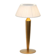 Zafferano Flaminia Tragbare Tischleuchte LED-Touch Dimmer Gold