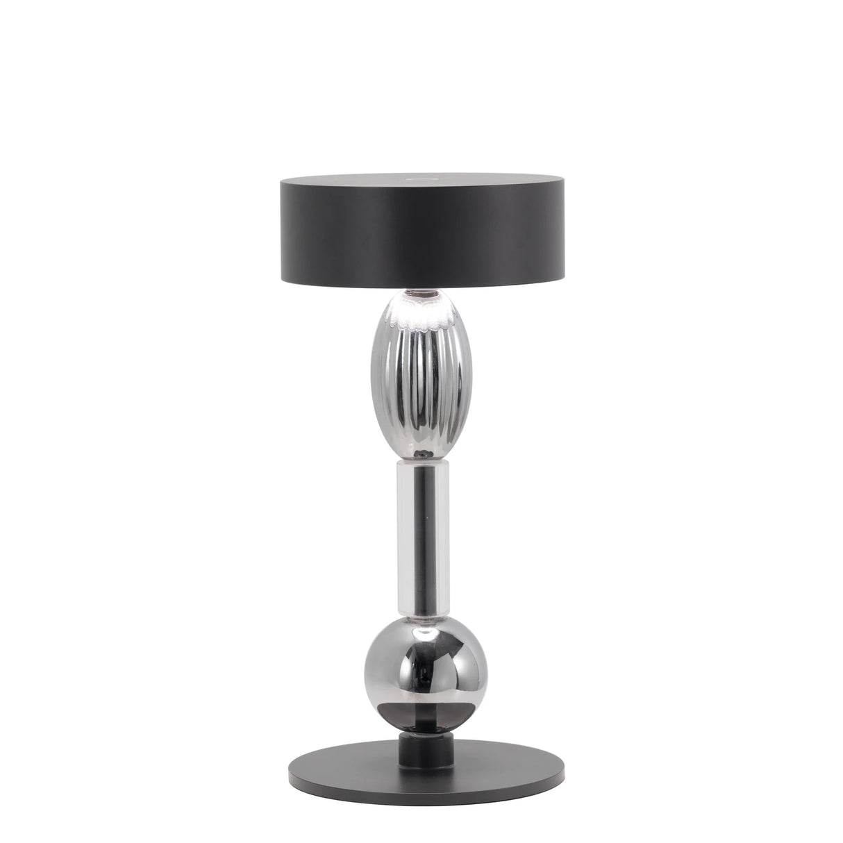 zafferano zafferano royal family wi fi lampada da tavolo portatile ledtouch dimmer titanio ean 8054040724602