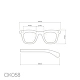 okkia okkia occhiale da lettura mod firenze premontato soft touch translucent smoke diottrie 3 00 ean 8056211374876