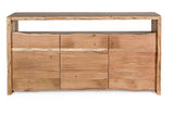 bizzotto bizzotto credenza 2 ante 3 cassetti eneas l 160 cm h 85 cm p 45 cm legno di acacia ean 8051836130524