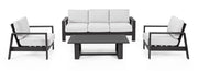Bizzotto Set 4 Salotto Baltic Antracite