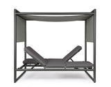 bizzotto bizzotto daybed konnor antracite struttura alluminio 213 x 149 x 196 cm tessuto idrorepellente ean 8051836690134