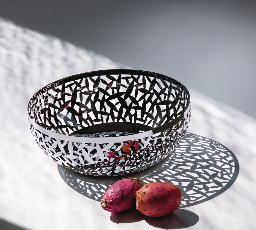 alessi alessi fruttiera cactus d 21 cm nero ean 8003299335787