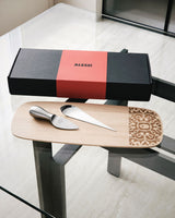 alessi alessi set alessi cheese tagliere coltello e punteruolo con scatola regalo ean 8003299499670