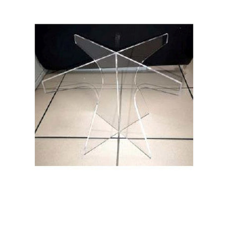 bigiemme bigiemme alzata plexiglass trasparente per top led 48x48 cm h 30 cm