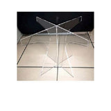 bigiemme bigiemme alzata plexiglass trasparente per top led 48x48 cm h 50 cm