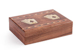 bizzotto bizzotto decorazione di natale carte fortune legno h 43 cm 155 x 12 cm incluso 2 set carte ean 8051836711211