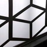 bizzotto bizzotto portafiore silvy rettangolare geometric 76 x 41 cm h 152 cm nero ean 8051836680715