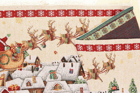 bizzotto bizzotto runner di natale lapland 183 x 33 cm bianco ean 8051836704039