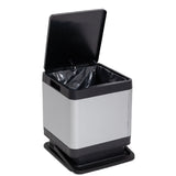dea home dea home pattumiera tokyo 40l effetto alluminio 38 x 425 cm h 44 cm bidone rifiuti pratico ed elegante ean 8009371046008