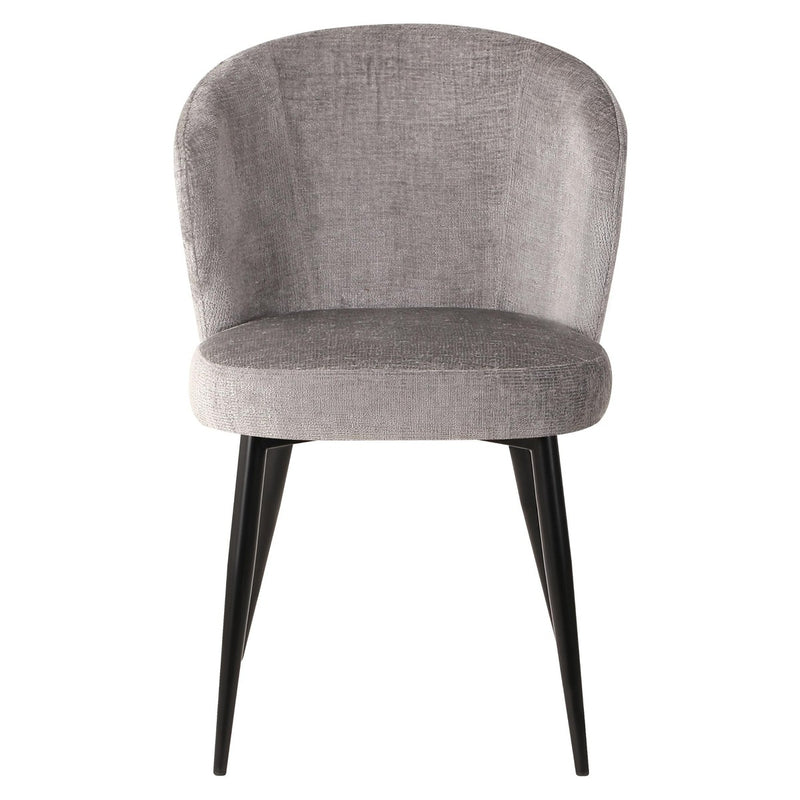 di mo commerciale di mo commerciale poltroncina evelyn 58 x 48 cm h 805 cm in tessuto grigio con gambe in metallo sedia design elegante ean 8010402515226