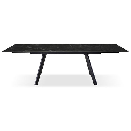 di mo commerciale di mo commerciale tavolo allungabile trevor 160 240 x 90 cm h 75 cm piano in ceramica nero marmorizzato ean 8010402496037