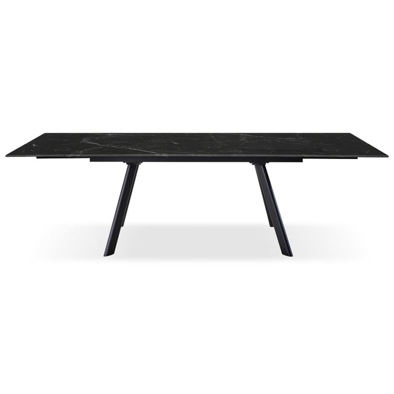 di mo commerciale di mo commerciale tavolo allungabile trevor 160 240 x 90 cm h 75 cm piano in ceramica nero marmorizzato ean 8010402496037