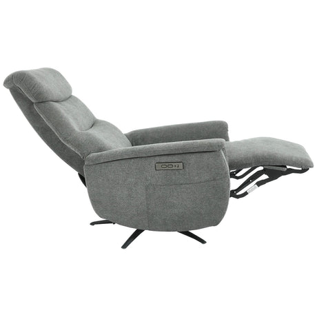 di mo di mo poltrona relax jacquelin in tessuto grigio scuro con regolazione elettrica poltrona comfort recliner ean 8010402506804