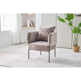 di mo di mo poltroncina dolly in poliestere tortora con gambe in metallo sedia design moderna ean 8010402524044