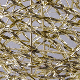 edg enzo de gasperi edg enzo de gasperi albero di natale led intreccio cono 30 microled d 60 cm d 16 cm ip20 gold ean 8059824546029