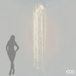 edg enzo de gasperi edg enzo de gasperi cascata natalizia a led 56 fili 2 016 luci l 290 cm cavo 10 mt avorio ean 8056372534157