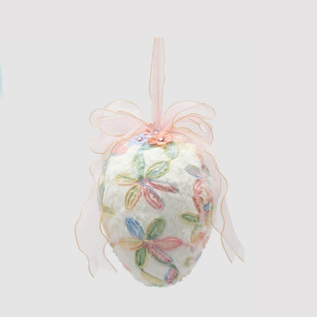 edg enzo de gasperi edg enzo de gasperi decoro uovo pasqua con fiocco da appendere ass h 28 cm d 20 cm multicolor 1 pz ean 8059824625748