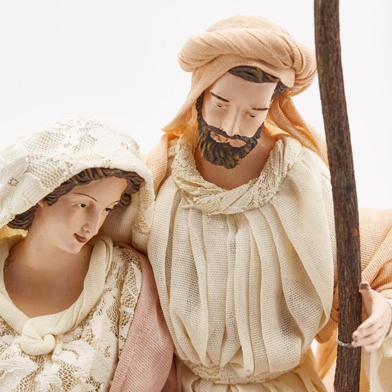 edg enzo de gasperi edg enzo de gasperi nativita lord natale con base paglia h 32 cm ivory ean 8056372939921