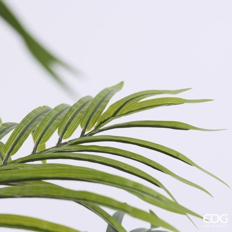 edg enzo de gasperi edg enzo de gasperi pianta artificiale palma areca vogue con vaso h240 cm pianta decorativa realistica design moderno ean 8059824655028