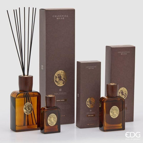 edg enzo de gasperi edg enzo de gasperi profumatore ambiente bottiglia diva 330 ml pepe nero diffusore fragranza design elegante ean 8059824655950