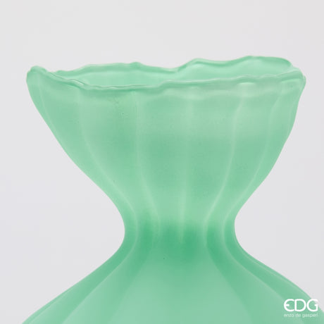 edg enzo de gasperi edg enzo de gasperi vaso flow sinuoso h 305 cm d 195 cm waterproof vetro satinato verde ean 8059824630636