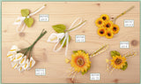 etm etm girasole singolo d 3 cm h 125 cm giallo 12 pz ean 8059793663710