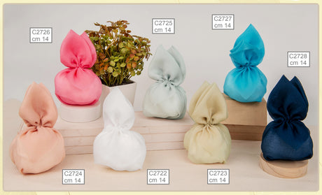 etm etm sacchetti lusso bag portaconfetti 14 cm salvia 12 pz ean 8059793660115
