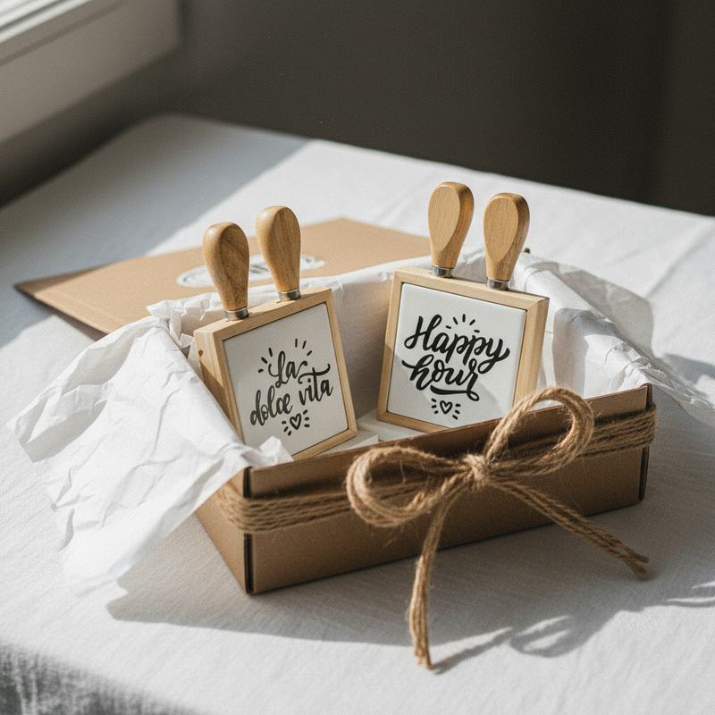 Etm La Vita set formaggio gift box bomboniera