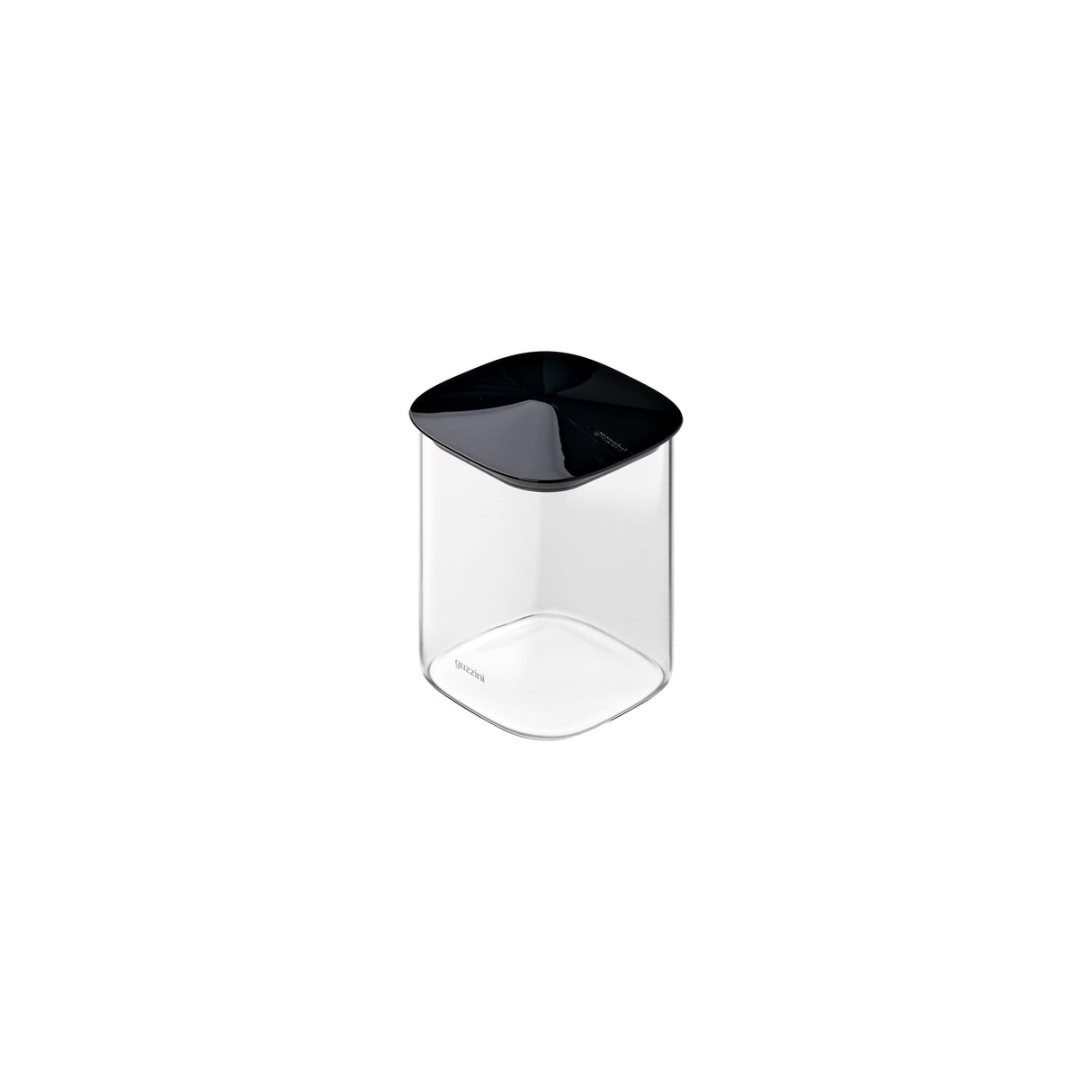 guzzini guzzini barattolo rettangolare fresh style 1 000 ml vetro tappo nero ean 8008392418467