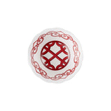 guzzini guzzini contenitore natalizio harmonia melamina d 2250 cm h 10 cm table decor bianco rosso ean 8008392412663