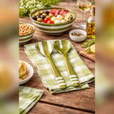 guzzini guzzini posate insalata riviera melamina 298 cm bianco verde ean 8008392427056