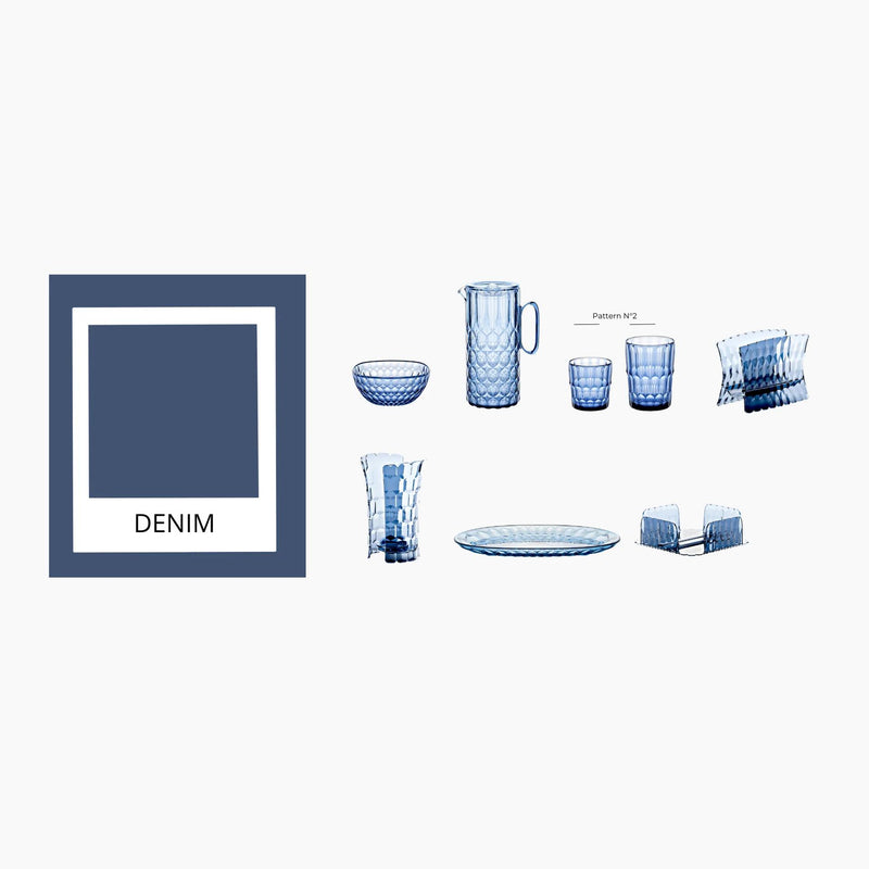 guzzini guzzini vassoio ovale piccolo vanity bio based 32 x 195 cm blu ean 8008392395836