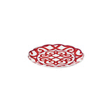 guzzini guzzini vassoio tondo grande natalizio harmonia melamina d 4550 cm table decor bianco rosso ean 8008392412847