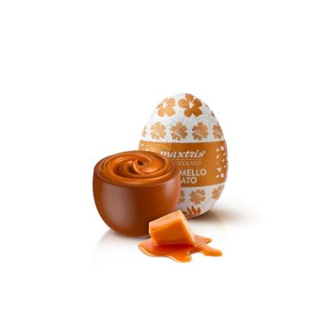maxtris maxtris ovette di pasqua soft caramello salato stagnolate in astuccio 200 gr ean 8022470871234