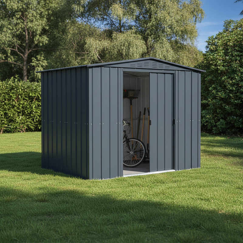 moia greenwood moia greenwood casetta da giardino a due falde 245 x 185 cm box ricovero attrezzi resistente per esterno ean 8013054832345
